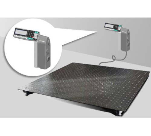 4D-PM-12/12-2000-RL с печатью этикеток - Промышленные электронные платформенные весы с 4 датчиками 4D-PM-12/12-2000-RL с печатью этикеток - Промышленные электронные платформенные весы с 4 датчиками