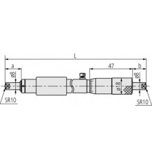 Нутромер микрометрич.700-725mm двухточечный 133-169